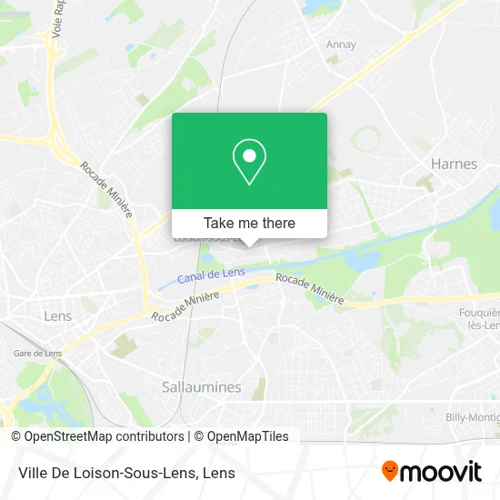 Ville De Loison-Sous-Lens map