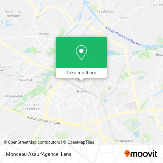 Monceau Assur'Agence map