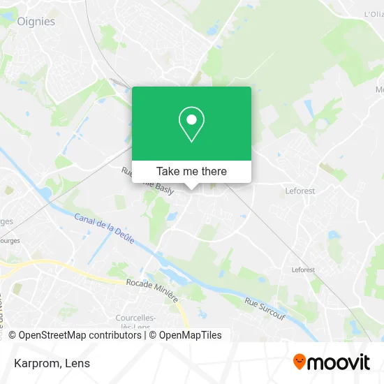 Karprom map