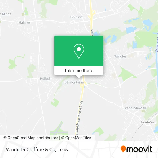 Vendetta Coiffure & Co map