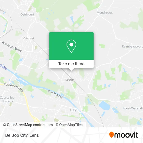 Be Bop City map