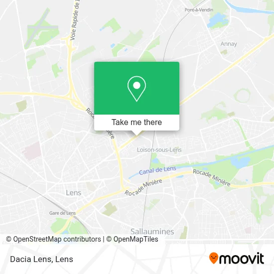 Dacia Lens map
