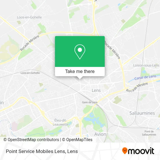 Point Service Mobiles Lens map