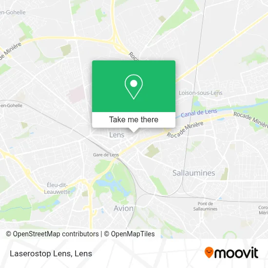 Laserostop Lens map