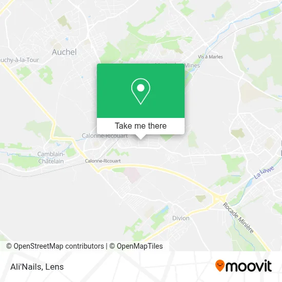 Ali'Nails map
