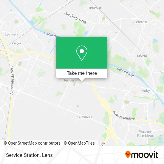 Station Service map