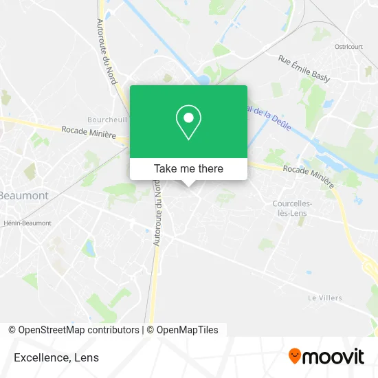L'Excellence map