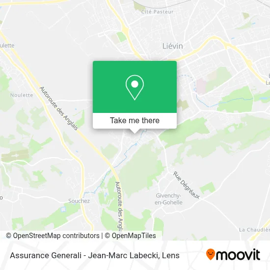 Assurance Generali - Jean-Marc Labecki map