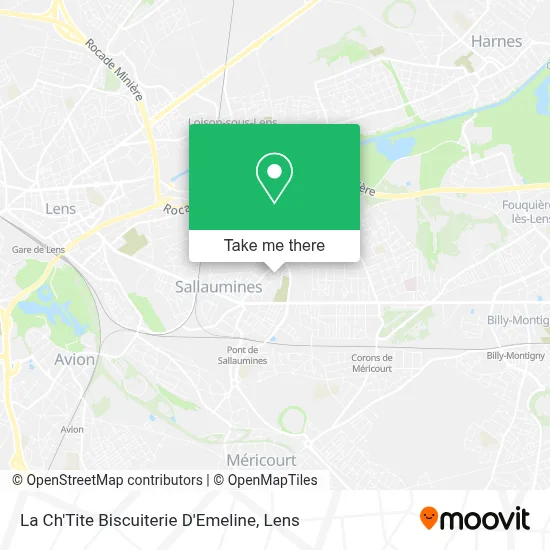 La Ch'Tite Biscuiterie D'Emeline map