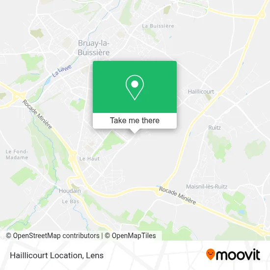 Haillicourt Location map