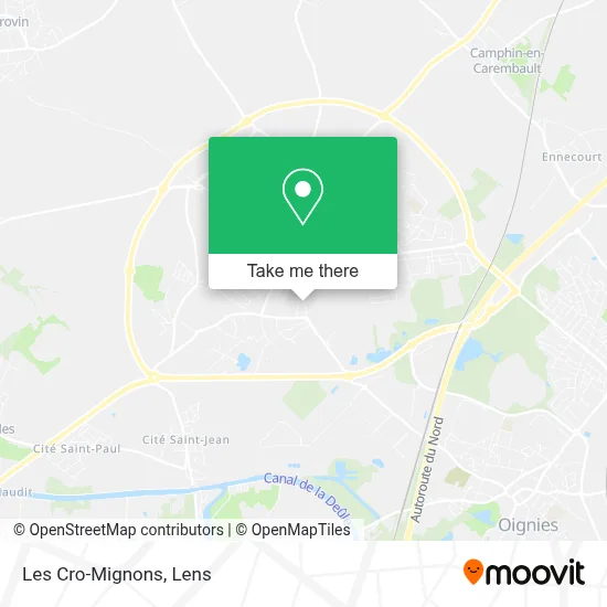 Les Cro-Mignons map