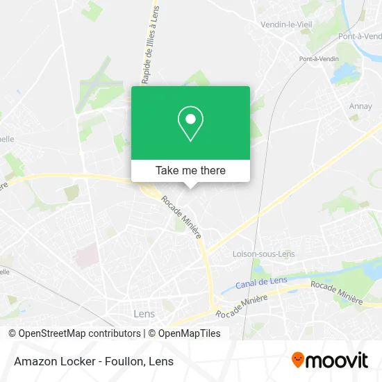 Amazon Locker - Foullon map