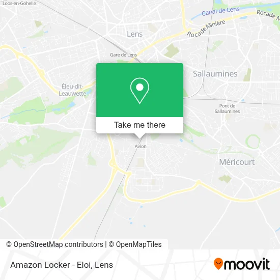 Amazon Locker - Eloi map