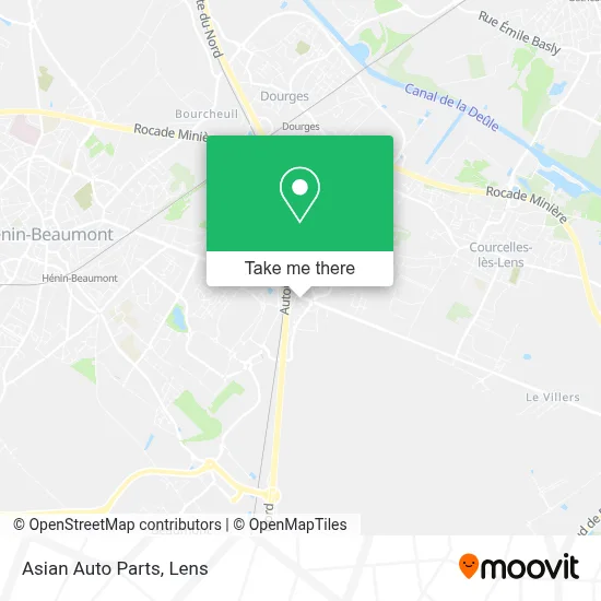 Asian Auto Parts map