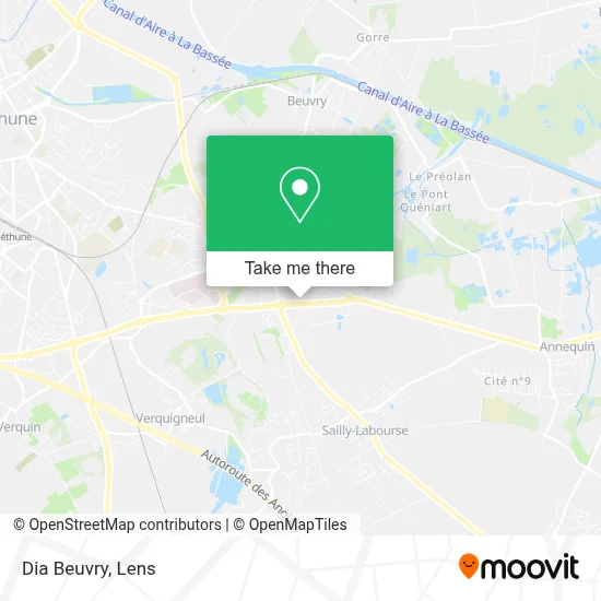 Dia Beuvry map
