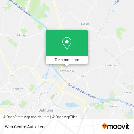Web Centre Auto map