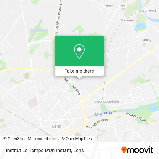 Institut Le Temps D'Un Instant map