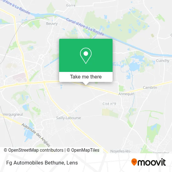 Fg Automobiles Bethune map