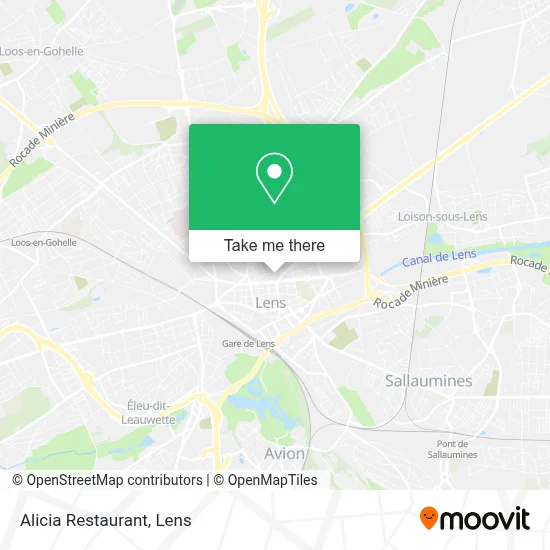 Alicia Restaurant map
