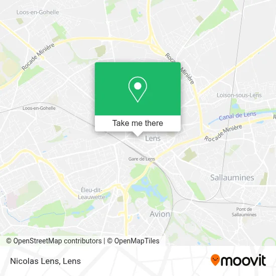 Nicolas Lens map