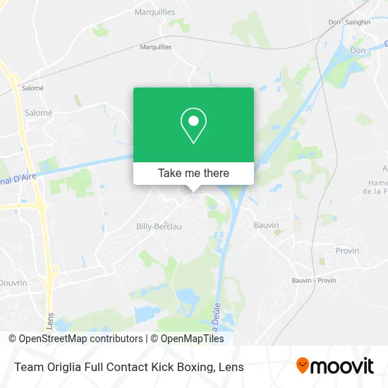 Team Origlia Full Contact Kick Boxing map