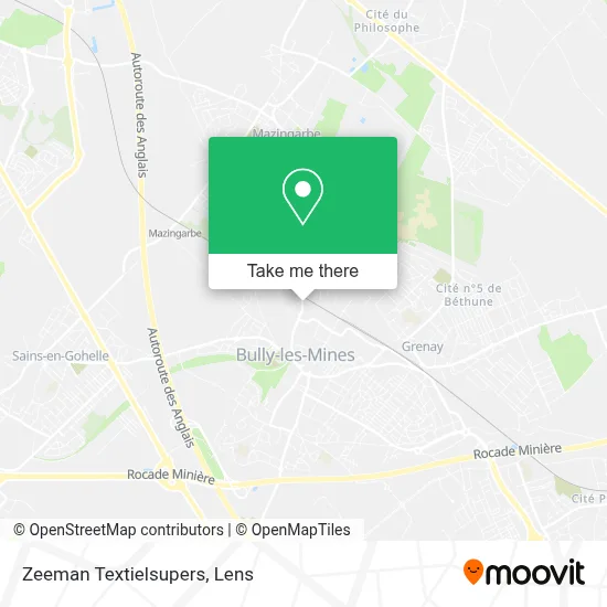 Zeeman Textielsupers map