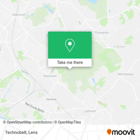 Technobelt map