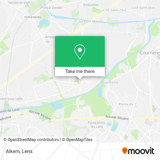Alkern map
