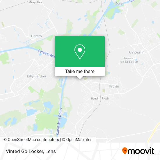 Vinted Go Locker map