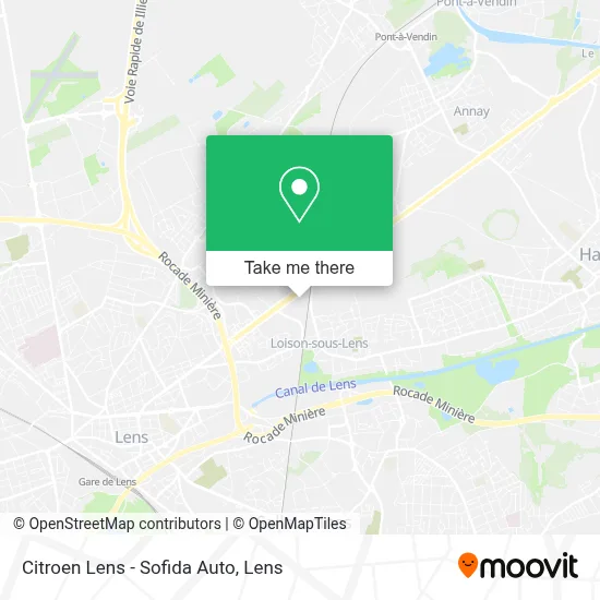 Citroen Lens - Sofida Auto map