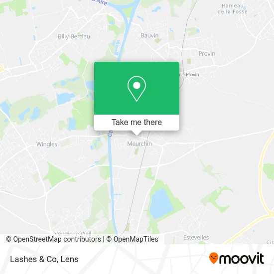 Lashes & Co map