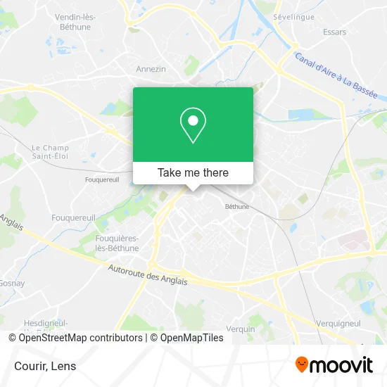 Courir map