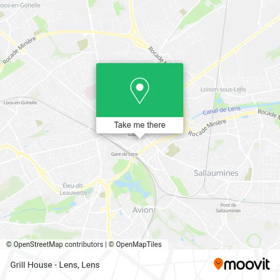 Grill House - Lens map