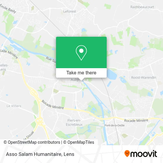 Asso Salam Humanitaire map