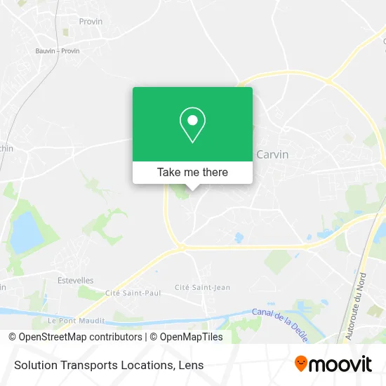 Solution Transports Locations map
