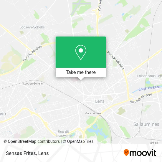 Sensas Frites map