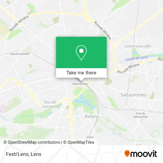 Festi'Lens map