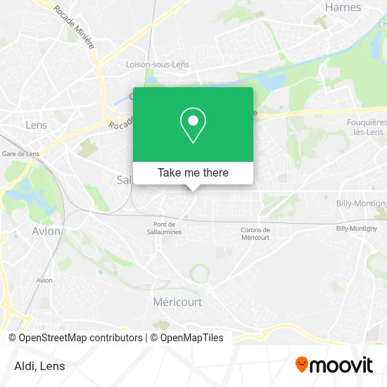 Aldi map