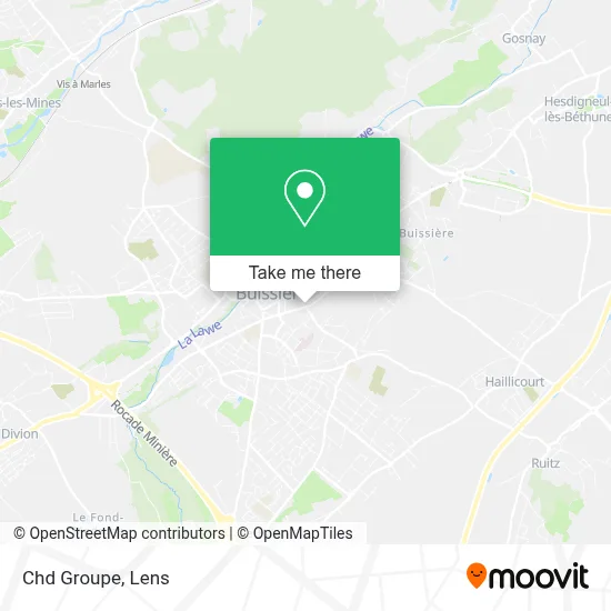 Chd Groupe map