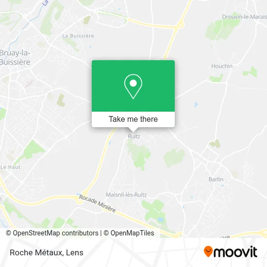 Roche Métaux map