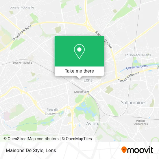 Maisons De Style map