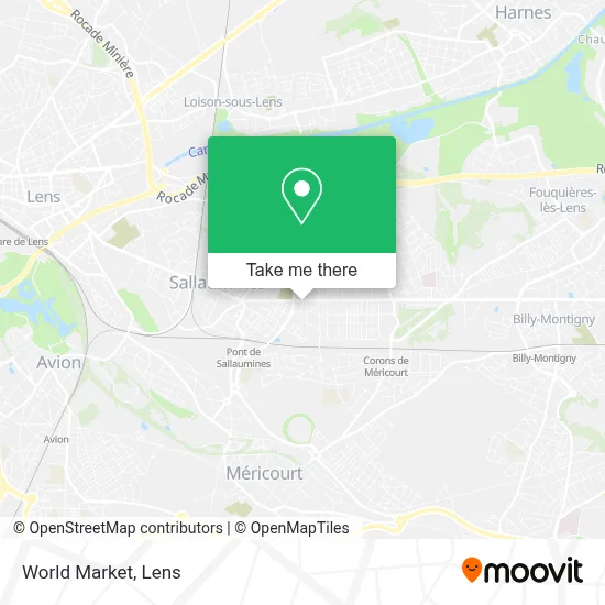 World Market map
