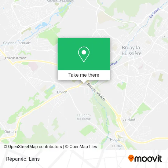 Répanéo map