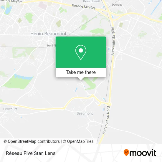 Réseau Five Star map