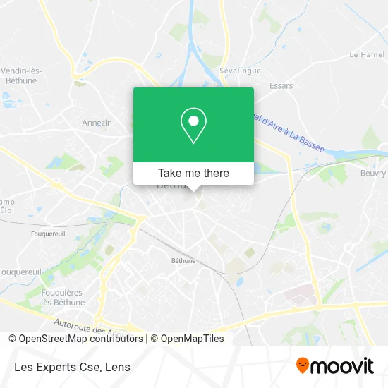 Les Experts Cse map