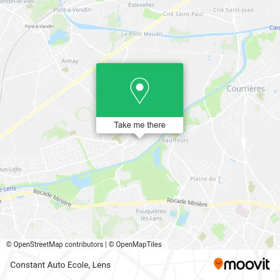 Constant Auto Ecole map