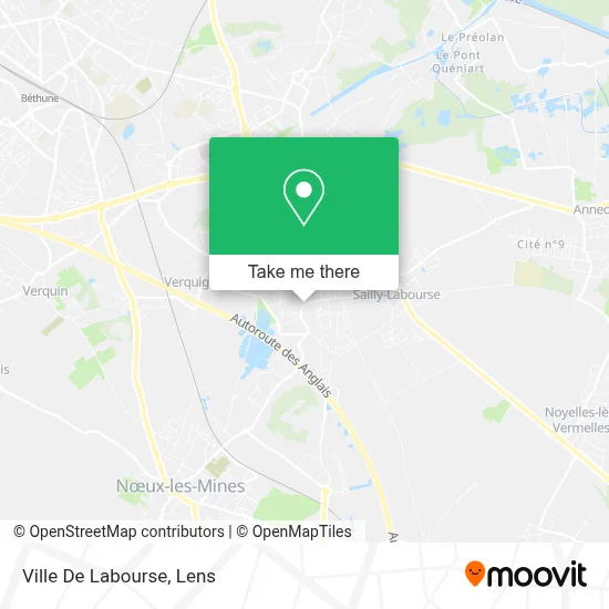 Ville De Labourse map