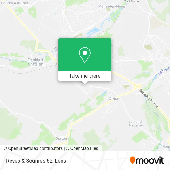 Rêves & Sourires 62 map