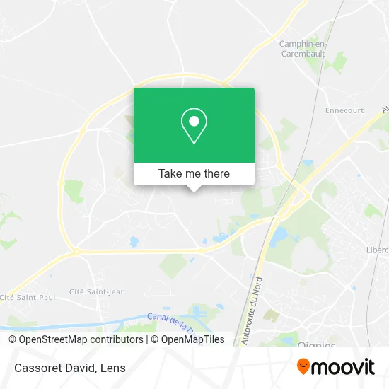 Cassoret David map