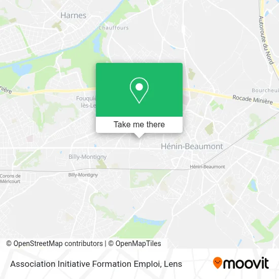 Association Initiative Formation Emploi map